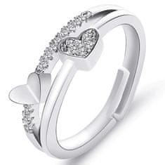 IZMAEL Hearts Gyűrű-Ezüst