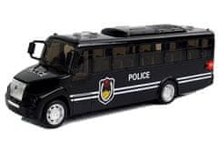 Lean-toys Fekete rendőrségi busz húzási hanggal