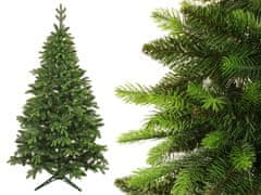 shumee Mesterséges karácsonyfa natúr lucfenyő 220cm PE+PVC