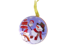 Lean-toys Fém karácsonyfa dekoratív fém csecsebecse hóember