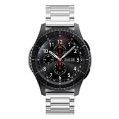 BStrap Stainless Steel szíj Huawei Watch 3 / 3 Pro, silver