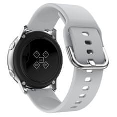 BStrap Silicone szíj Samsung Galaxy Watch Active 2 40/44mm, gray