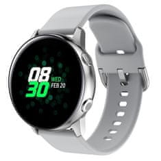 BStrap Silicone szíj Samsung Galaxy Watch Active 2 40/44mm, gray