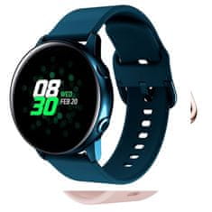 BStrap Silicone V2 szíj Huawei Watch GT2 42mm, Azure blue