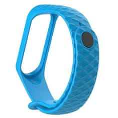 BStrap Silicone Diamond szíj Xiaomi Mi Band 3/4, blue