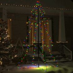 Vidaxl 240 LED-es beltéri/kültéri kúp alakú karácsonyfa 118 x 180 cm 328585