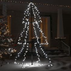 Vidaxl 200 LED-es beltéri/kültéri kúp alakú karácsonyfa 98 x 150 cm 328574
