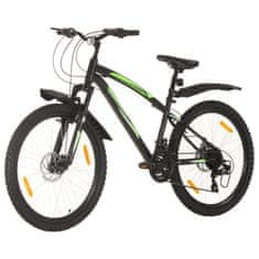 Greatstore 21 sebességes fekete mountain bike 26 hüvelykes kerékkel 42 cm