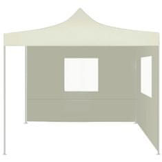 shumee krémszínű összecsukható sátor 2 fallal 3 x 3 méter