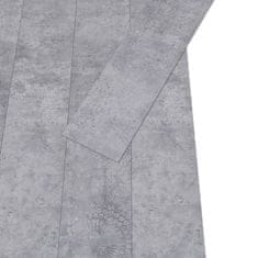 shumee 146558 PVC Flooring Planks 5,02 m² 2 mm Self-adhesive Cement Grey