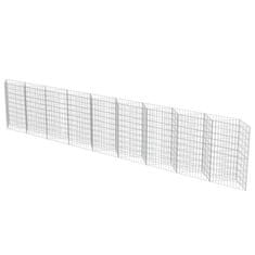 shumee horganyzott acél gabion fal 630 x 30 x 100 cm