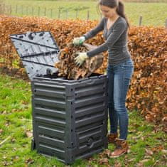 Nature 423521 Compost Bin 300 L Black 423521