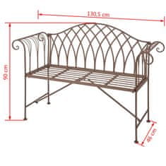 Esschert Design MF009 régi angol stílusú fém kerti pad 411499