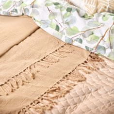 Homla RIVA ágytakaró félkör alakú bézs 200x220 cm bézs színben