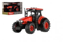 Teddies Traktor Zetor műanyag 9x14cm lendkerék ütőn. fénnyel és hanggal