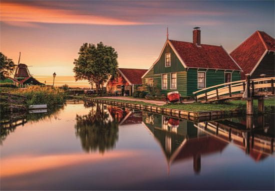 Clementoni Puzzle Village Zaanse Schans 1500 darab