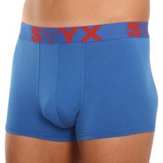 Styx 3PACK Kék férfi boxeralsó sport gumival (3G96789) - méret L