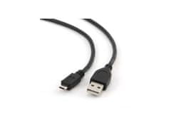 Gembird USB2.0 - microUSB kábel, 3m, fekete