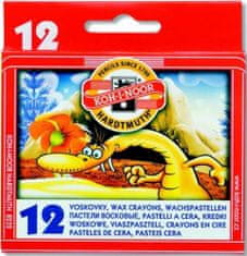 KOH-I-NOOR WAX CRAYON viaszceruza 12 darabos készlet