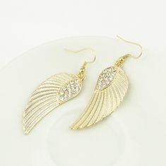 IZMAEL Angel wings Fülbevaló - Arany