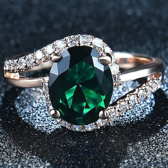 IZMAEL Diana Gyűrű-Arany/Zöld/57mm