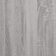 Vidaxl szürke sonoma színű szerelt fa fürdőszobaszekrény 30x30x100 cm 831562