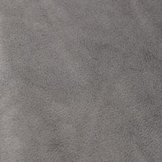 shumee szürke szövet súlyozott takaró huzattal 122 x 183 cm 9 kg