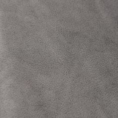 shumee szürke szövet súlyozott takaró huzattal 152 x 203 cm 11 kg