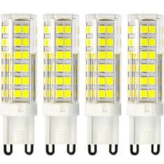 LUMILED 4x LED izzó G9 CAPSULE 10W = 75W 970lm 6000K Hideg fehér 360°