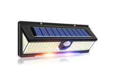 CoolCeny Napenergiás világítás 190 LED mozgás- és szürkületi érzékelővel