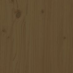 Greatstore mézbarna tömör fenyőfa komposztáló 63,5 x 63,5 x 77,5 cm