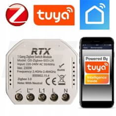 RTX Zigbee Tuya feszültségmentes perselyrelé