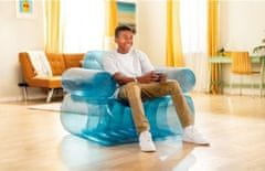 Intex 66503 Felfújható szék átlátszó kék