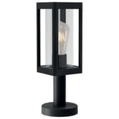 LUMILED Kerti lámpa E27 fekete oszlop QUADRA 35cm