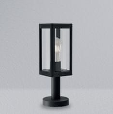 LUMILED Kerti lámpa E27 fekete oszlop QUADRA 35cm