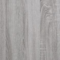 Vidaxl szürke sonoma színű szerelt fa cipősszekrény 40x36x105 cm 831474