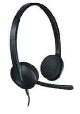 Logitech H340/Stereo/USB/Wire/Fekete