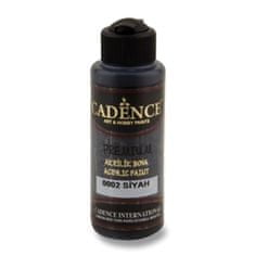 Cadence Akril festékek Premium 120 ml, fekete