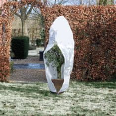 Nature Winter fehér gyapjú takarófólia cipzárral 70 g/m² 2,5 x 2 x 2 m 423509
