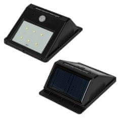 tectake 4 Kültéri fali LED lámpa beépített napelemes panellel és mozgásérzékelővel
