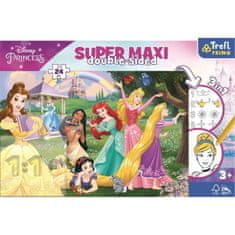 Trefl Happy Princesses Super Maxi Puzzle 24 darabos - kétoldalas