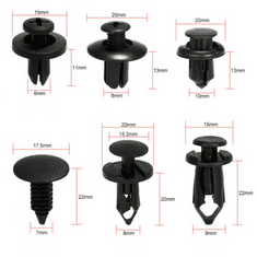 X TECH Autó Patent, Szegecs szett (190db)