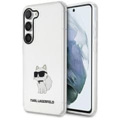 TKG Telefontok Samsung Galaxy S23+ (S23 Plus) - Karl Lagerfeld Ikonik Choupette - átlátszó műanyag hátlap tok