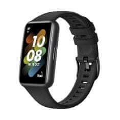 FIXED Szilikon szíj Silicone Strap Huawei Band 7 FIXSSTB-1053-BK készülékhez, fekete