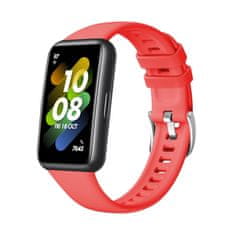 FIXED Szilikon szíj Silicone Strap Huawei Band 7 FIXSSTB-1053-RD készülékhez, piros