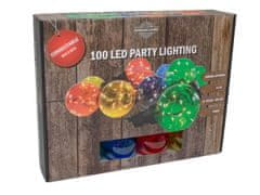 PARTY LÁNC 100LED MULTICOLOR 3M 50CM IDŐZÍTŐ