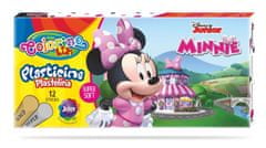 Colorino Disney Junior Minnie - modellező gyurma 12 színben