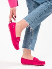 Amiatex Női mokaszin 92752 + Nőin zokni Gatta Calzino Strech, piros árnyalat, 36