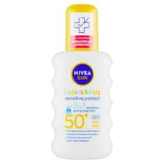 Nivea Sun Sensitive Protect gyermekbarnító spray OF 50+, 200 ml