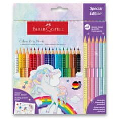 Faber-Castell Colour Grip Unicorn zsírkréta készlet, 24 db